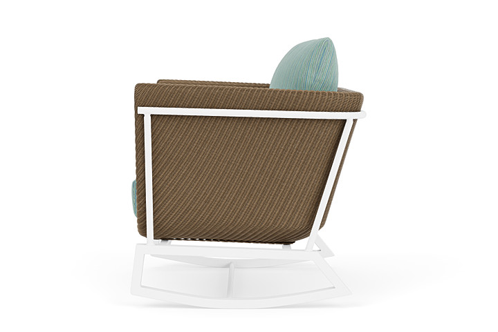 Lloyd Flanders™ Solstice Lounge Rocker - Fawn, Matte White