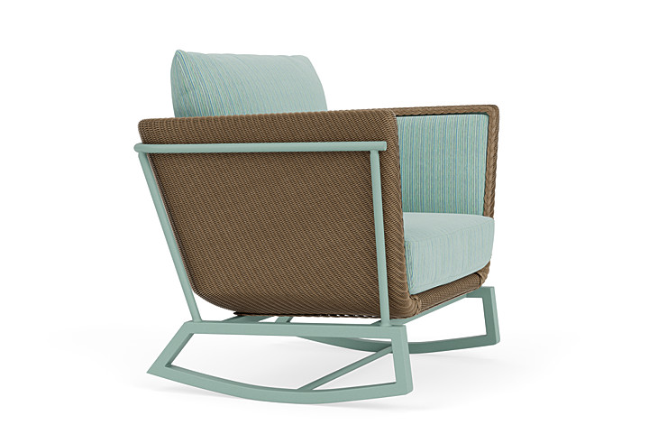 Lloyd Flanders™ Solstice Lounge Rocker - Fawn, Sea Glass