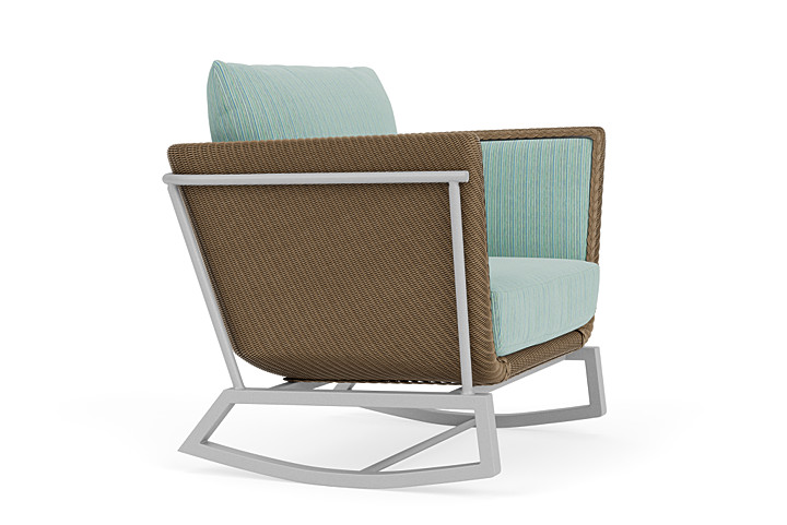 Lloyd Flanders™ Solstice Lounge Rocker - Fawn, Metallic Silver