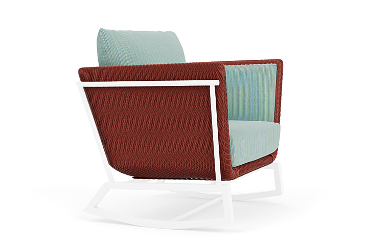 Lloyd Flanders™ Solstice Lounge Rocker - Terracotta, White