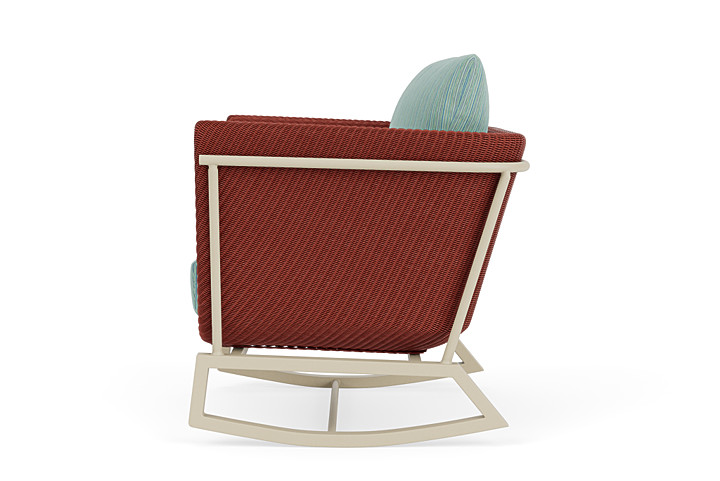 Lloyd Flanders™ Solstice Lounge Rocker - Terracotta, Linen