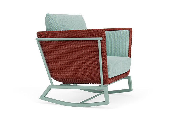 Lloyd Flanders™ Solstice Lounge Rocker - Terracotta, Sea Glass