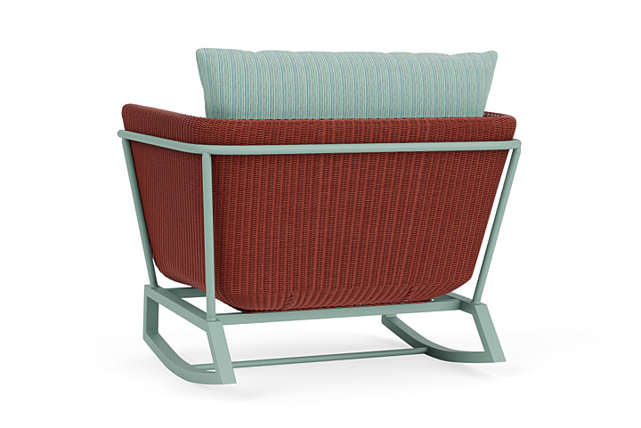 Lloyd Flanders™ Solstice Lounge Rocker - Terracotta, Sea Glass