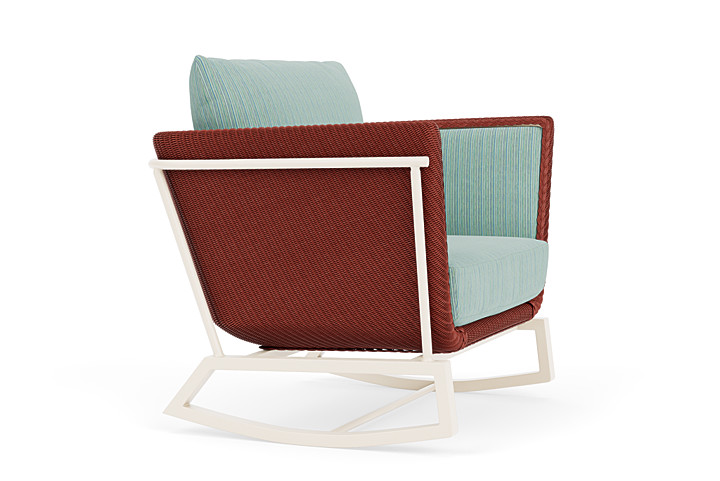 Lloyd Flanders™ Solstice Lounge Rocker - Terracotta, Ivory