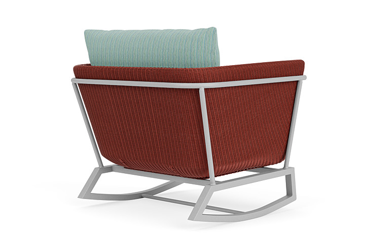 Lloyd Flanders™ Solstice Lounge Rocker - Terracotta, Metallic Silver