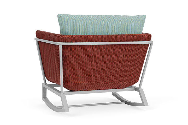 Lloyd Flanders™ Solstice Lounge Rocker - Terracotta, Metallic Silver