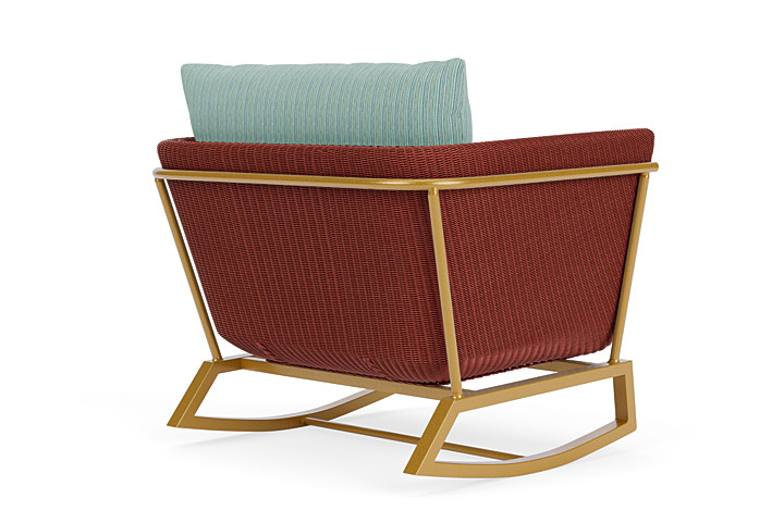 Lloyd Flanders™ Solstice Lounge Rocker - Terracotta, Metallic Gold