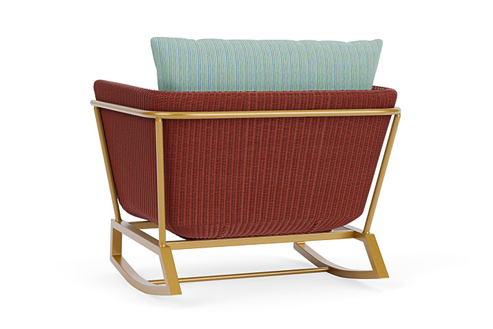 Lloyd Flanders™ Solstice Lounge Rocker - Terracotta, Metallic Gold