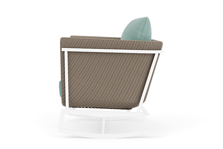 Lloyd Flanders™ Solstice Lounge Rocker - French Beige, White