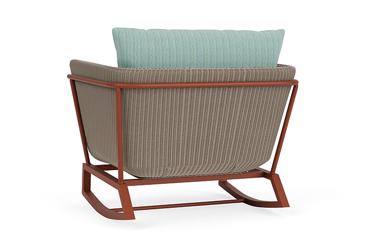 Lloyd Flanders™ Solstice Lounge Rocker - French Beige, Terracotta