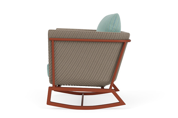 Lloyd Flanders™ Solstice Lounge Rocker - French Beige, Terracotta