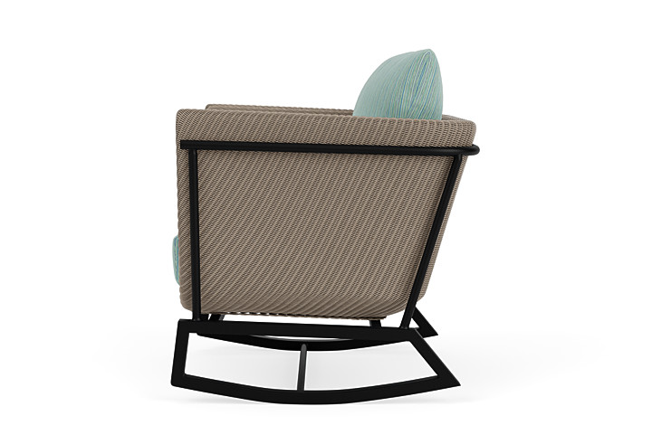 Lloyd Flanders™ Solstice Lounge Rocker - French Beige, Ebony