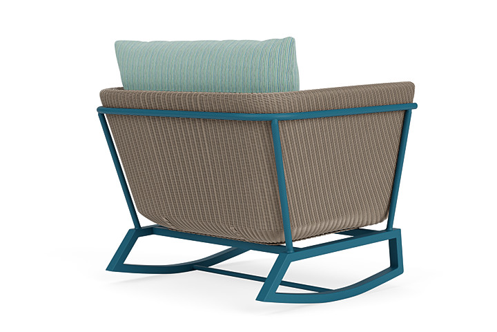 Lloyd Flanders™ Solstice Lounge Rocker - French Beige, Peacock