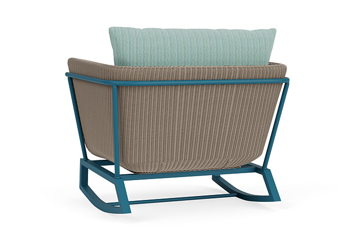 Lloyd Flanders™ Solstice Lounge Rocker - French Beige, Peacock