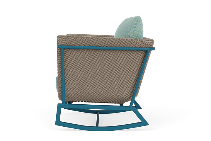 Lloyd Flanders™ Solstice Lounge Rocker - French Beige, Peacock