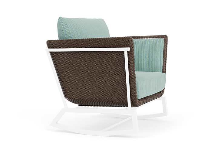 Lloyd Flanders™ Solstice Lounge Rocker - Bark, White