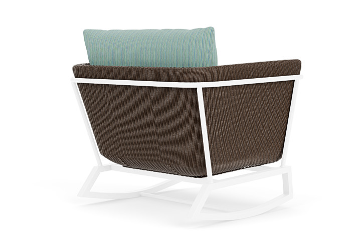 Lloyd Flanders™ Solstice Lounge Rocker - Bark, White