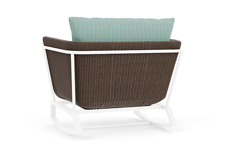 Lloyd Flanders™ Solstice Lounge Rocker - Bark, White