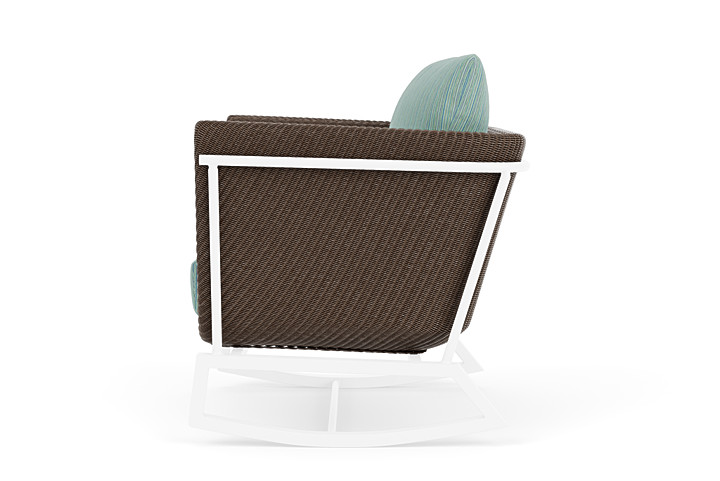 Lloyd Flanders™ Solstice Lounge Rocker - Bark, White