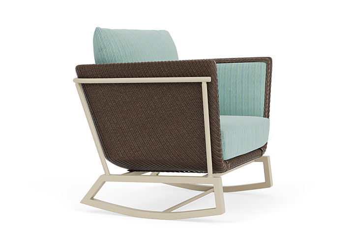 Lloyd Flanders™ Solstice Lounge Rocker - Bark, Linen