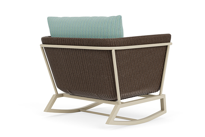 Lloyd Flanders™ Solstice Lounge Rocker - Bark, Linen