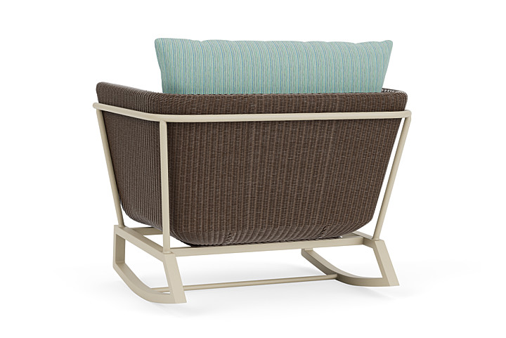 Lloyd Flanders™ Solstice Lounge Rocker - Bark, Linen