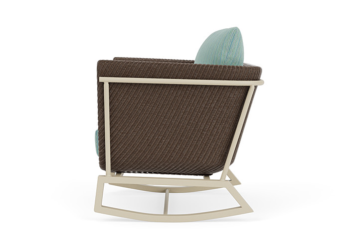 Lloyd Flanders™ Solstice Lounge Rocker - Bark, Linen