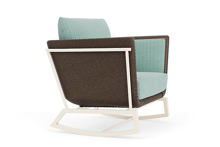 Lloyd Flanders™ Solstice Lounge Rocker - Bark, Ivory