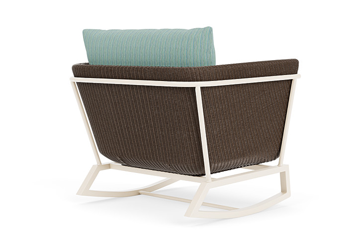 Lloyd Flanders™ Solstice Lounge Rocker - Bark, Ivory