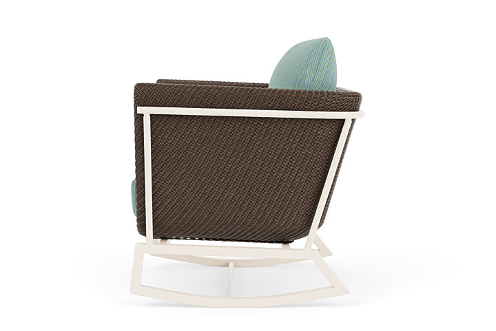 Lloyd Flanders™ Solstice Lounge Rocker - Bark, Ivory