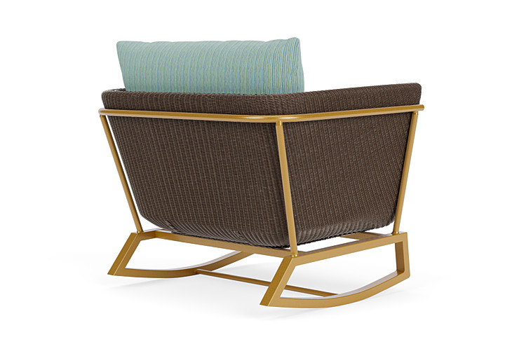 Lloyd Flanders™ Solstice Lounge Rocker - Bark, Metallic Gold