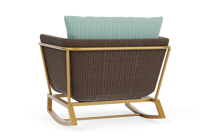 Lloyd Flanders™ Solstice Lounge Rocker - Bark, Metallic Gold