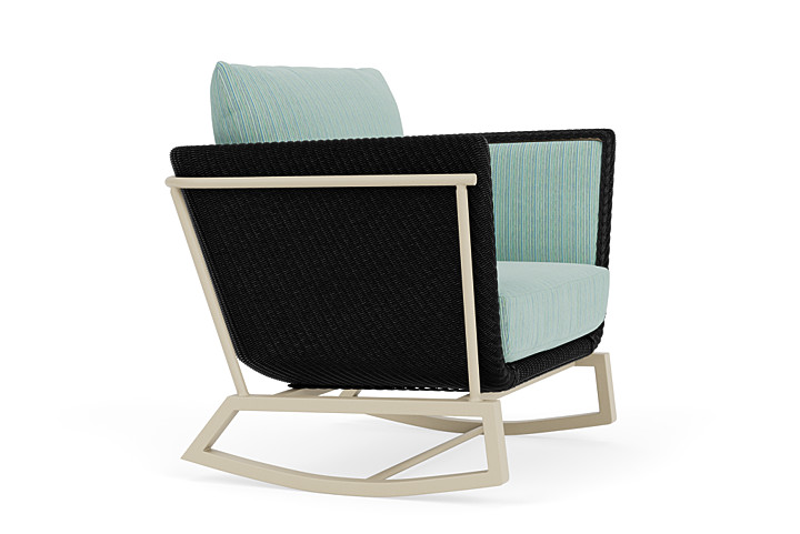 Lloyd Flanders™ Solstice Lounge Rocker - Ebony, Linen