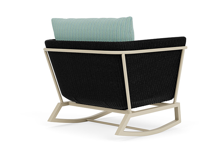 Lloyd Flanders™ Solstice Lounge Rocker - Ebony, Linen