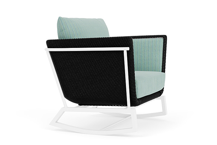 Lloyd Flanders™ Solstice Lounge Rocker - Ebony, Matte White