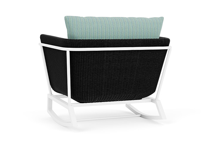 Lloyd Flanders™ Solstice Lounge Rocker - Ebony, Matte White