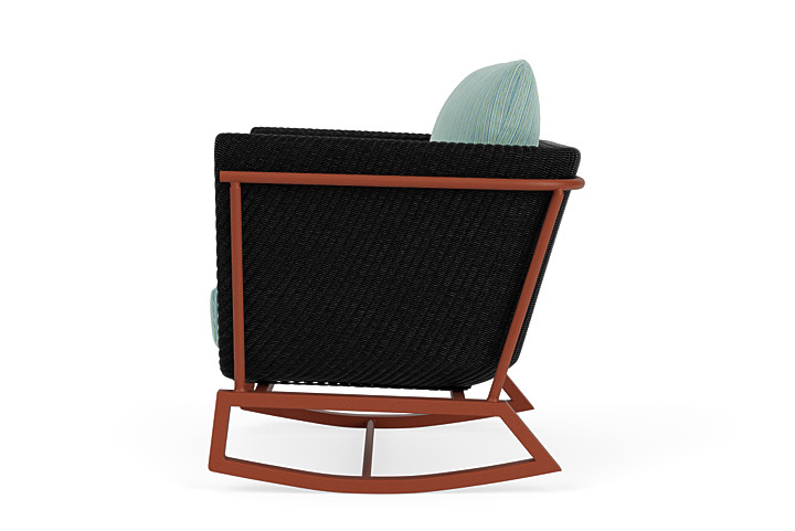 Lloyd Flanders™ Solstice Lounge Rocker - Ebony, Terracotta