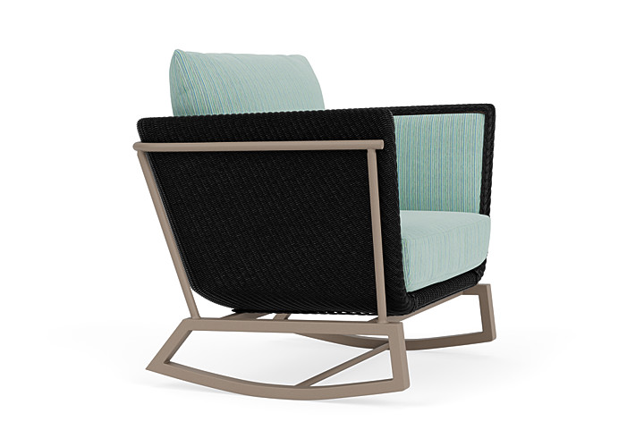 Lloyd Flanders™ Solstice Lounge Rocker - Ebony, French Beige