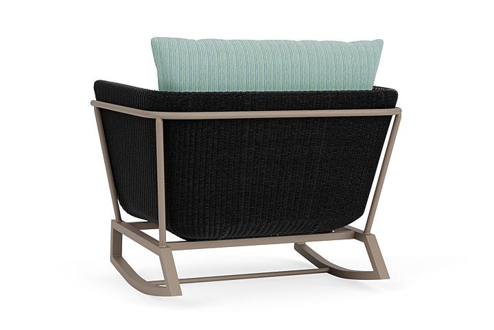 Lloyd Flanders™ Solstice Lounge Rocker - Ebony, French Beige