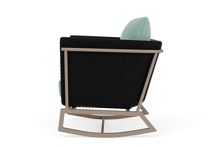 Lloyd Flanders™ Solstice Lounge Rocker - Ebony, French Beige