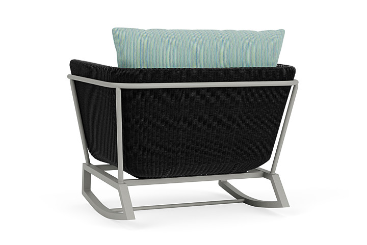 Lloyd Flanders™ Solstice Lounge Rocker - Ebony, Platinum