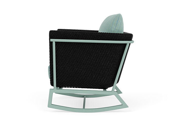 Lloyd Flanders™ Solstice Lounge Rocker - Ebony, Sea Glass