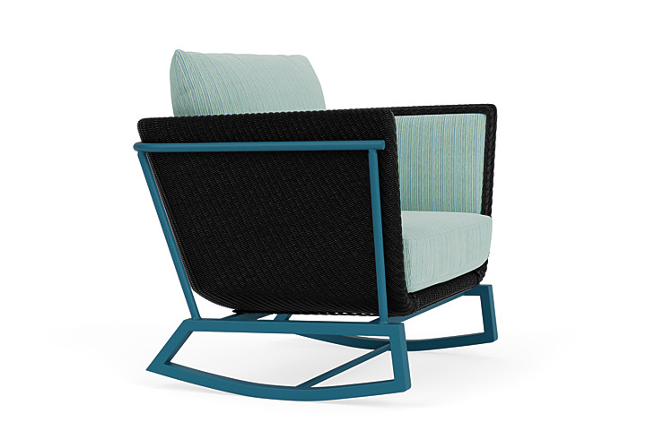 Lloyd Flanders™ Solstice Lounge Rocker - Ebony, Peacock