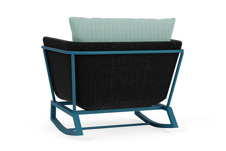 Lloyd Flanders™ Solstice Lounge Rocker - Ebony, Peacock