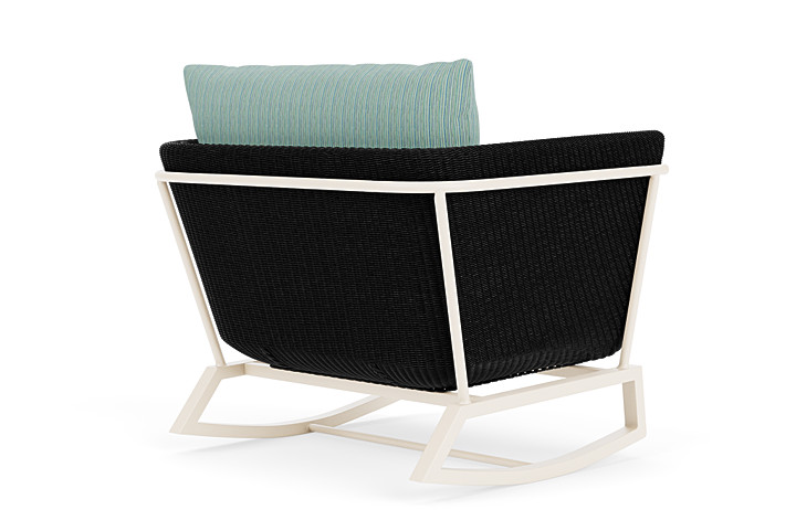 Lloyd Flanders™ Solstice Lounge Rocker - Ebony, Ivory