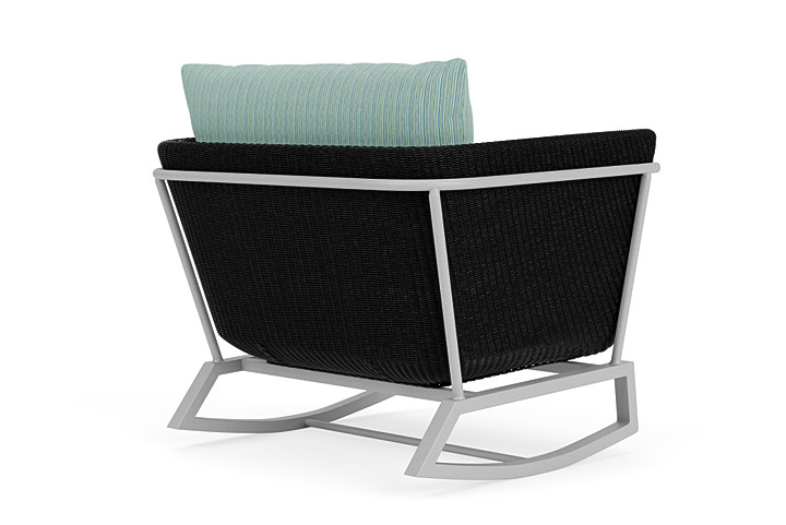 Lloyd Flanders™ Solstice Lounge Rocker - Ebony, Metallic Silver