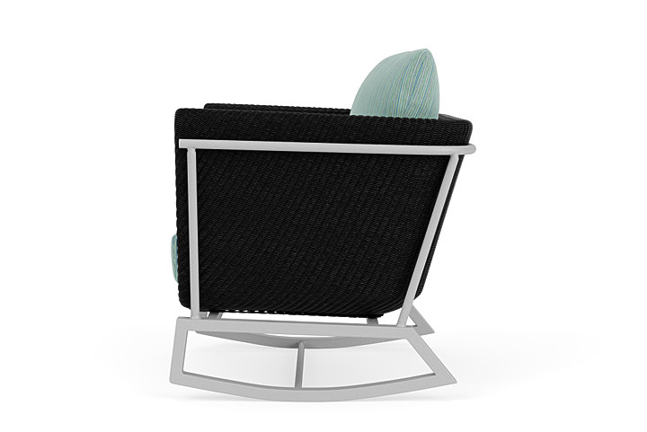 Lloyd Flanders™ Solstice Lounge Rocker - Ebony, Metallic Silver