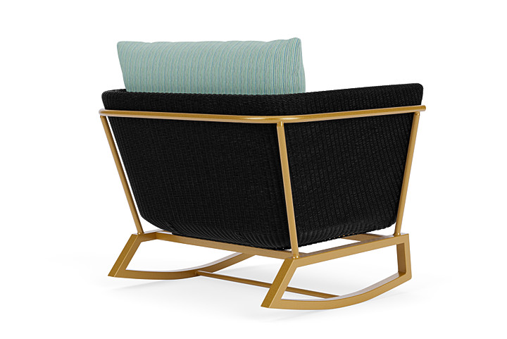 Lloyd Flanders™ Solstice Lounge Rocker - Ebony, Metallic Gold