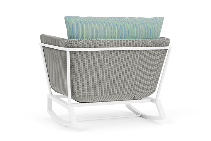 Lloyd Flanders™ Solstice Lounge Rocker - Platinum, Matte White