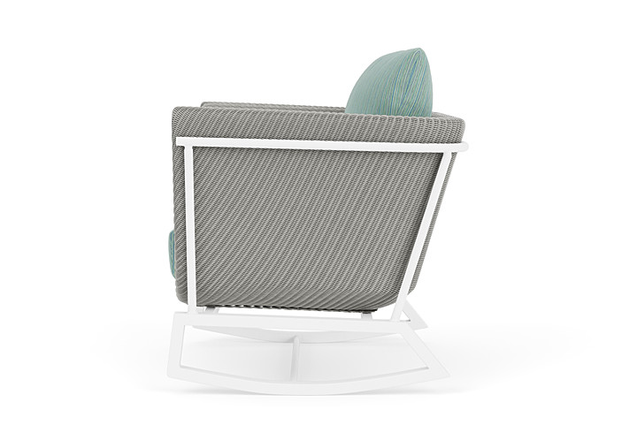 Lloyd Flanders™ Solstice Lounge Rocker - Platinum, Matte White